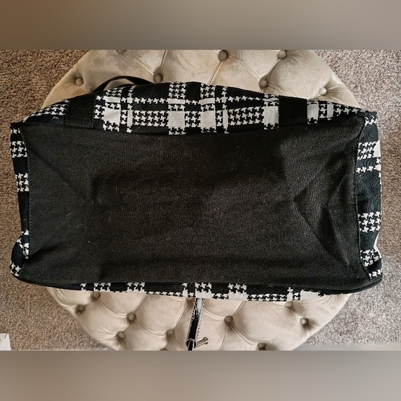 THIRTY ONE Away For The Weekend, Houndstooth Plaid, NWOT, Black And White - Picture 6 of 11